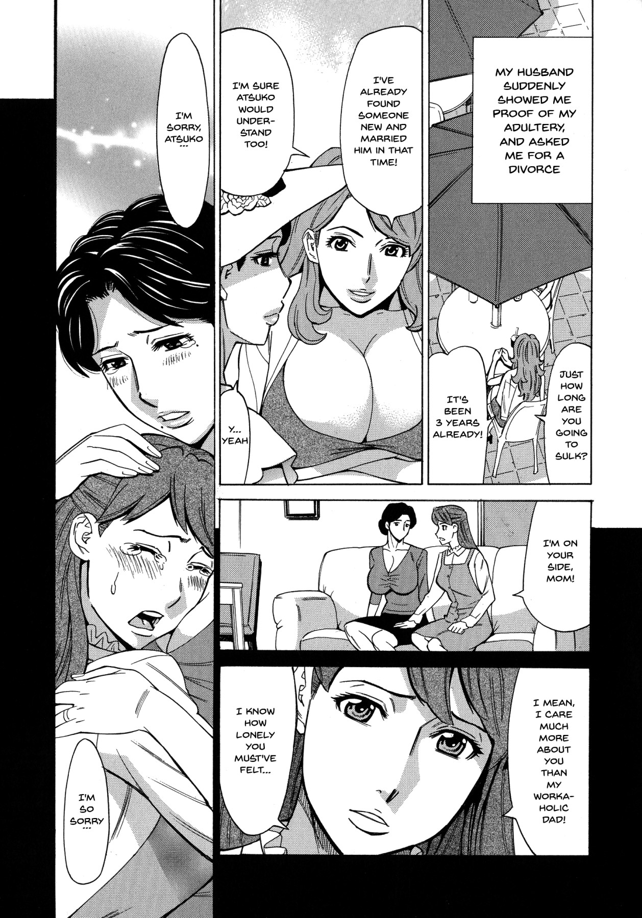 Hentai Manga Comic-A Housewife's Love Fireworks ~To Think My First Affair Would Be a 3-Way~-Chapter 8-3